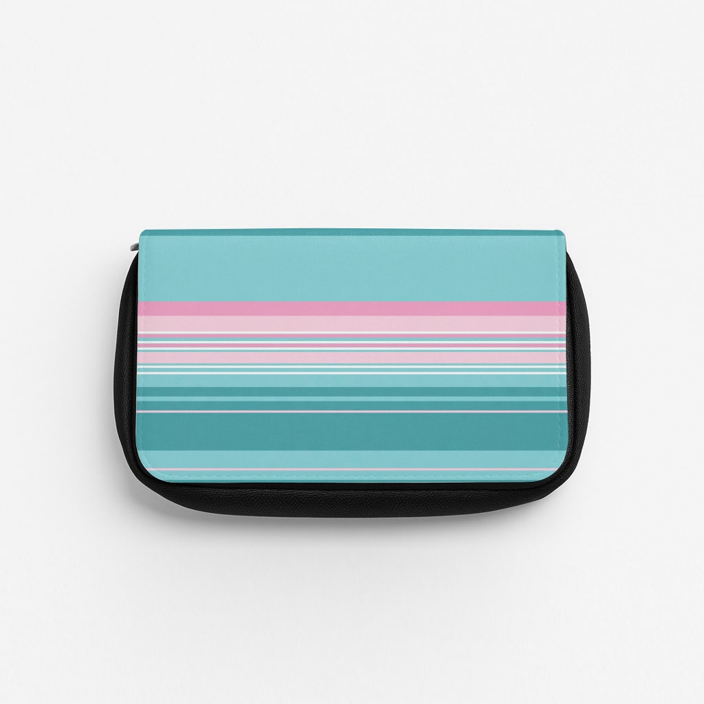 Candy Stripe Blush Pencil Case