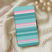 Candy Stripe Blush Flip / Wallet Phone Case 5