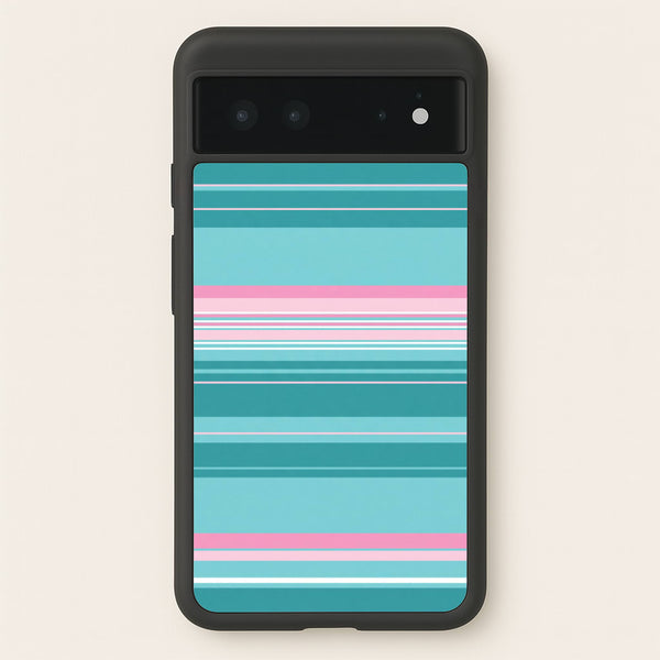 Candy Stripe Blush Phone Case - Google Pixel 6 / Standard