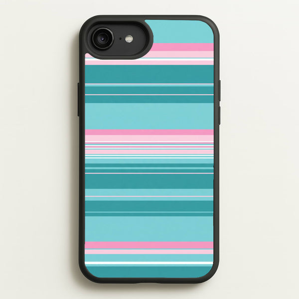 Candy Stripe Blush Phone Case - iPhone 6 Plus / 7 Plus / 8 Plus / Standard