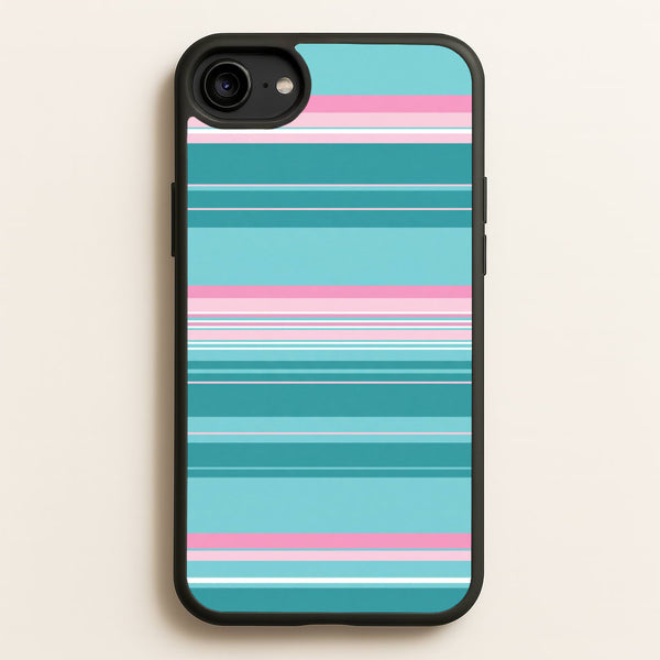 Candy Stripe Blush Phone Case - iPhone 6 / 7 / 8 / SE / Standard