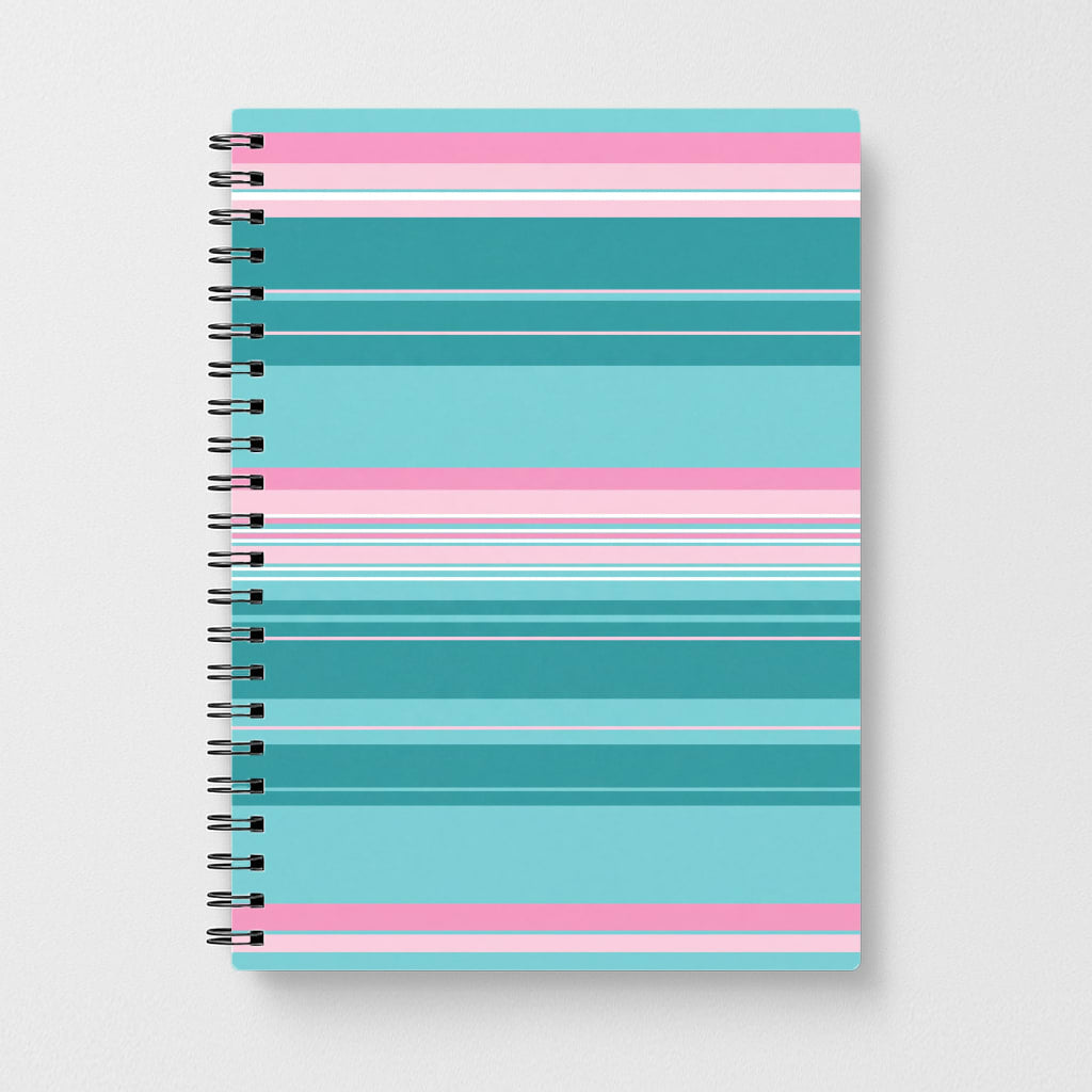 Candy Stripe Blush Notebook