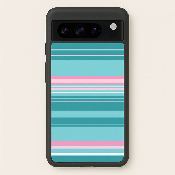 Candy Stripe Blush Phone Case - Google Pixel 8 Pro / Standard
