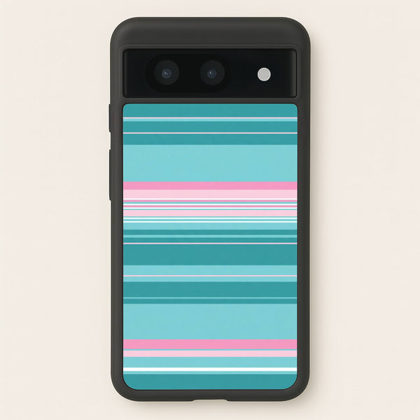 Candy Stripe Blush Phone Case - Google Pixel 8a / Standard