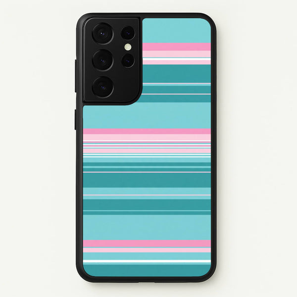 Candy Stripe Blush Phone Case - Galaxy S21 Ultra / Standard
