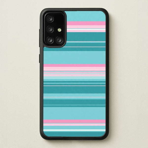 Candy Stripe Blush Phone Case - Galaxy A71 / Standard