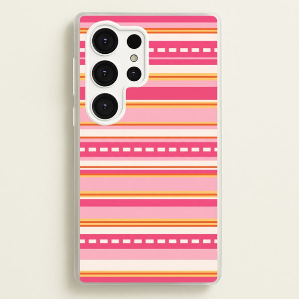 Sunset Stripe Bands Phone Case - Galaxy S25 Ultra / Standard