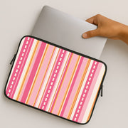 Sunset Stripe Bands Laptop Sleeve 2