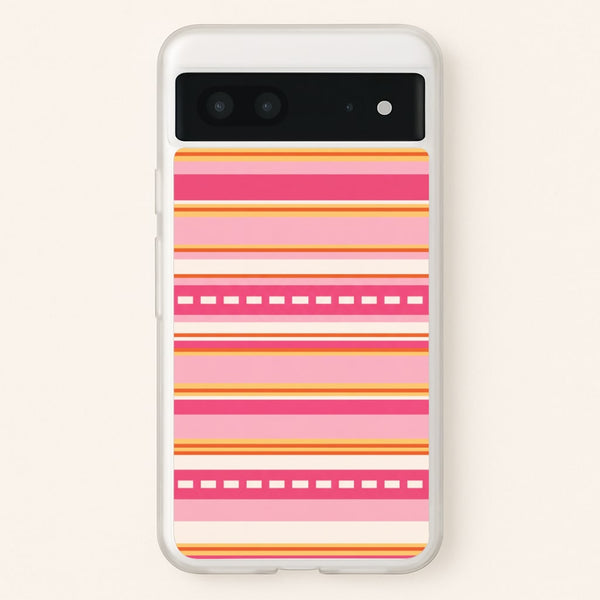 Sunset Stripe Bands Phone Case - Google Pixel 7 / Standard