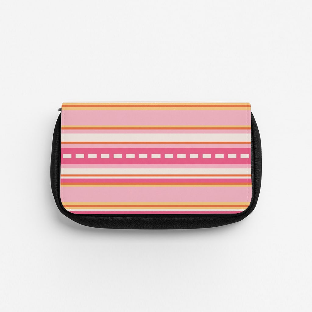 Sunset Stripe Bands Pencil Case