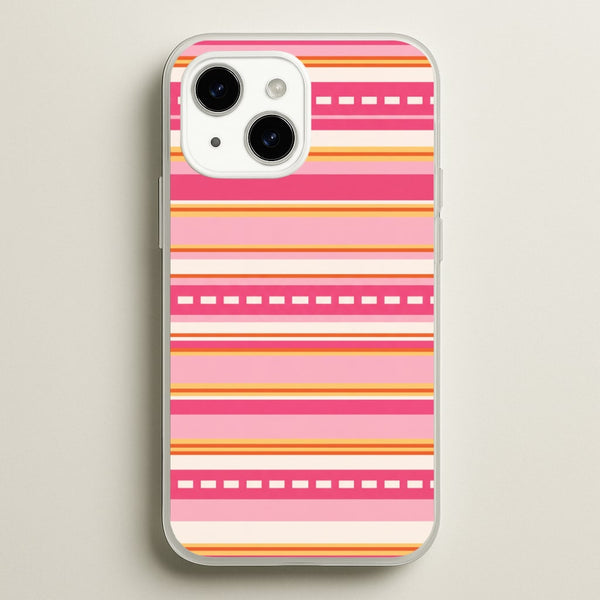 Sunset Stripe Bands Phone Case - iPhone 15 Plus / Standard