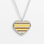 Cocoa Blue Stripe Necklace 3