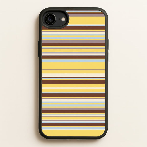 Cocoa Blue Stripe Phone Case - iPhone 6 / 7 / 8 / SE / Standard