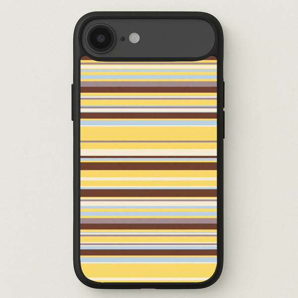 Cocoa Blue Stripe Phone Case - iPhone 17 Air / Standard