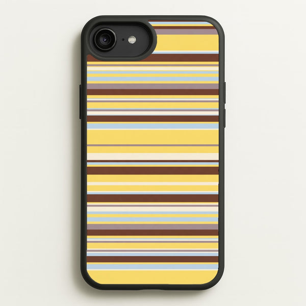 Cocoa Blue Stripe Phone Case - iPhone 6 Plus / 7 Plus / 8 Plus / Standard