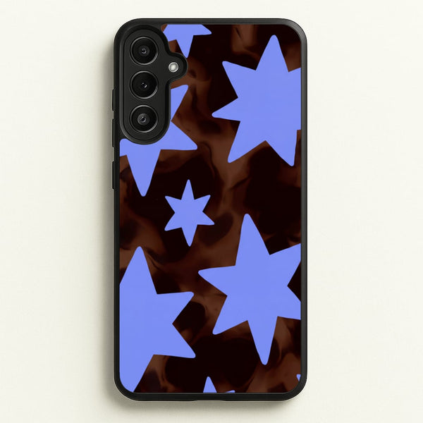 Tortoiseshell Star Scatter Phone Case - Galaxy A36 / Standard