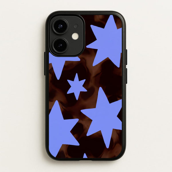 Tortoiseshell Star Scatter Phone Case - iPhone 12 / 12 Pro / Standard