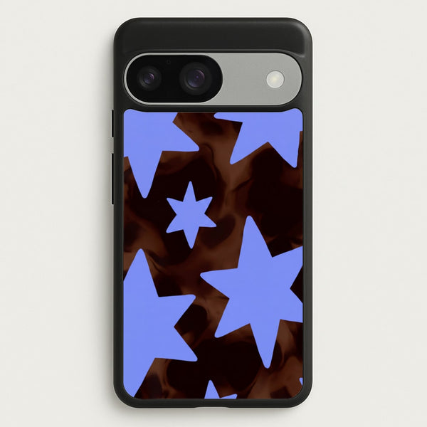 Tortoiseshell Star Scatter Phone Case - Google Pixel 9 / 9 Pro / Standard