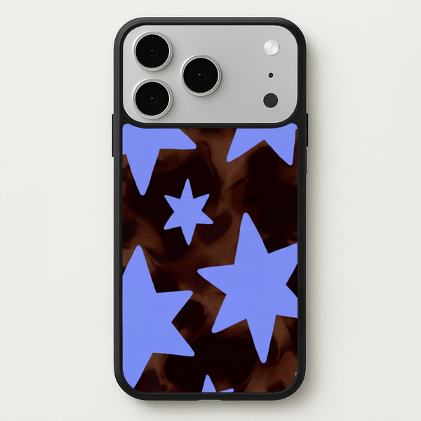 Tortoiseshell Star Scatter Phone Case - iPhone 17 Pro Max / Standard