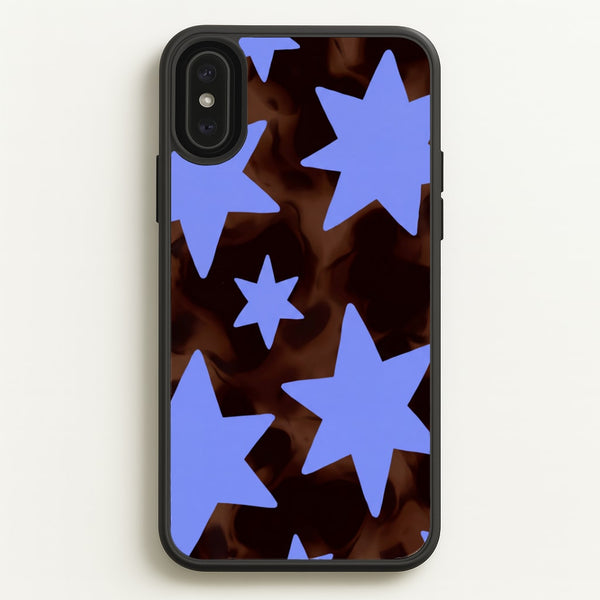 Tortoiseshell Star Scatter Phone Case - iPhone XS Max / Standard