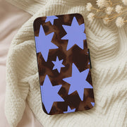 Tortoiseshell Star Scatter Flip / Wallet Phone Case 5