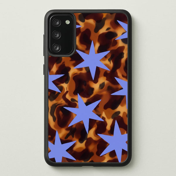 Tortoiseshell Star Scatter - Periwinkle Phone Case - Galaxy S20 / Standard