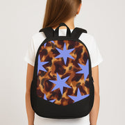 Tortoiseshell Star Scatter - Periwinkle Backpack 3