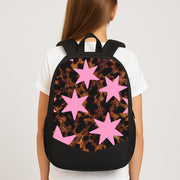 Tortoiseshell Star Scatter - Pink Backpack 3
