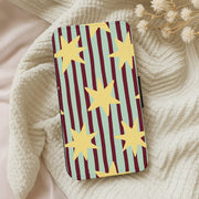 Butter Stars On Stripes Flip / Wallet Phone Case 5