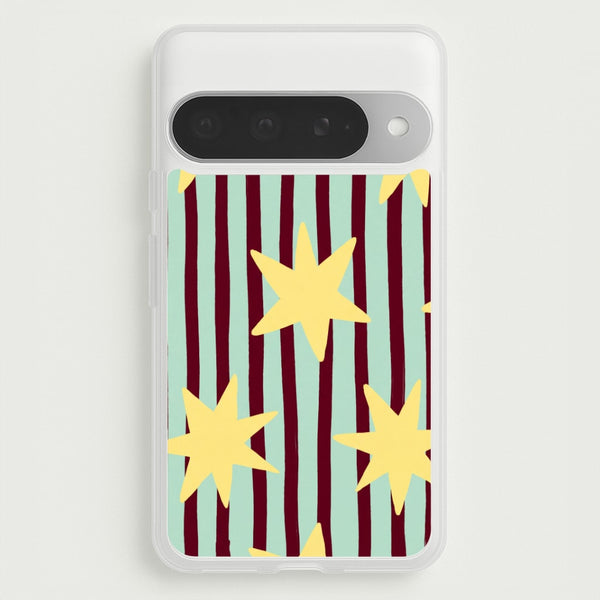 Butter Stars On Stripes Phone Case - Google Pixel 10 Pro XL / Standard
