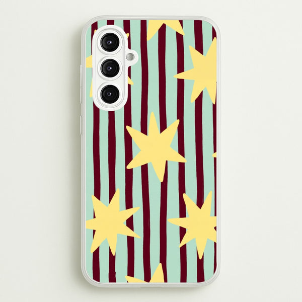 Butter Stars On Stripes Phone Case - Galaxy A16 / Standard