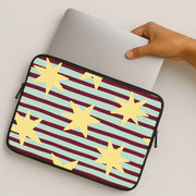 Butter Stars On Stripes Laptop Sleeve 2