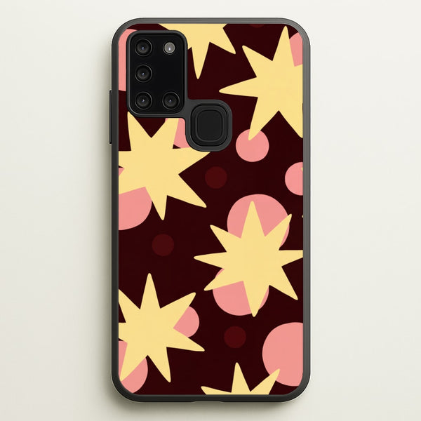 Cherry Stars And Spots Phone Case - Galaxy A21s / Standard