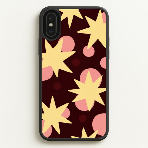 Cherry Stars And Spots Phone Case - iPhone XS Max / Standard
