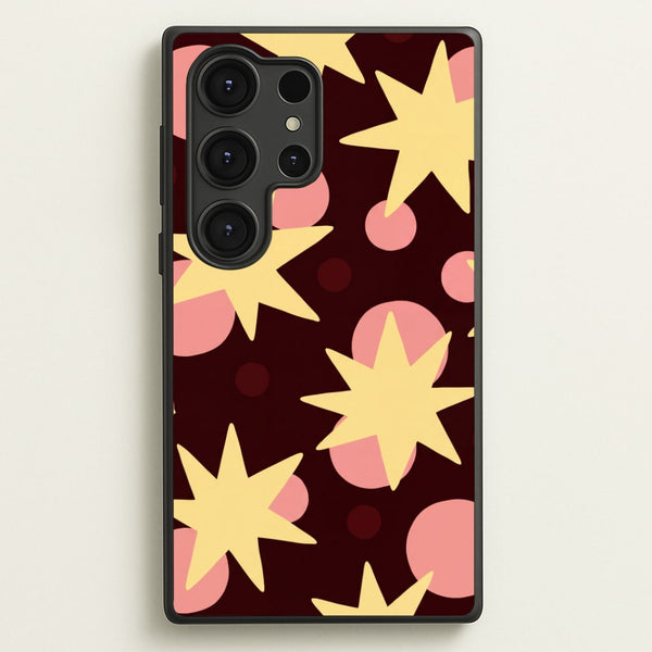 Cherry Stars And Spots Phone Case - Galaxy S25 Ultra / Standard