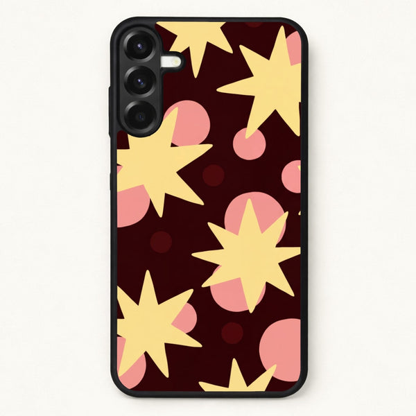 Cherry Stars And Spots Phone Case - Galaxy A57 / Standard