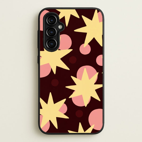 Cherry Stars And Spots Phone Case - Galaxy A54 / Standard