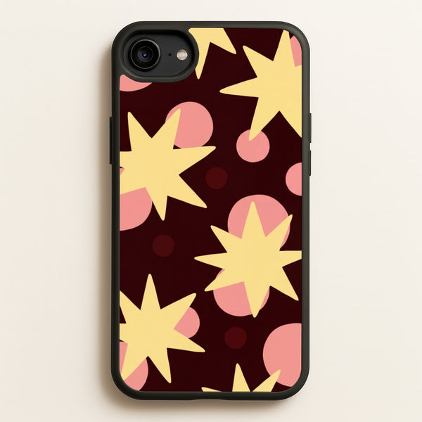 Cherry Stars And Spots Phone Case - iPhone 6 / 7 / 8 / SE / Standard
