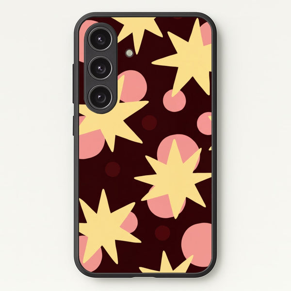 Cherry Stars And Spots Phone Case - Galaxy S24 Plus / Standard