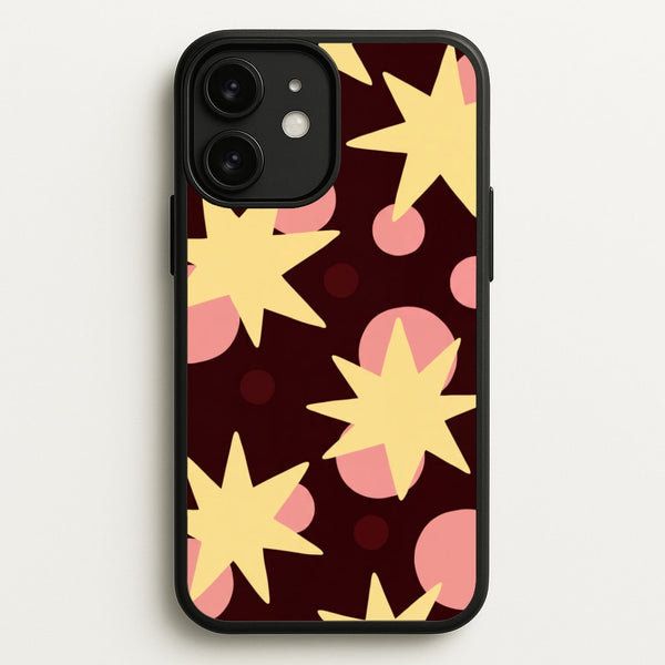 Cherry Stars And Spots Phone Case - iPhone 11 / Standard