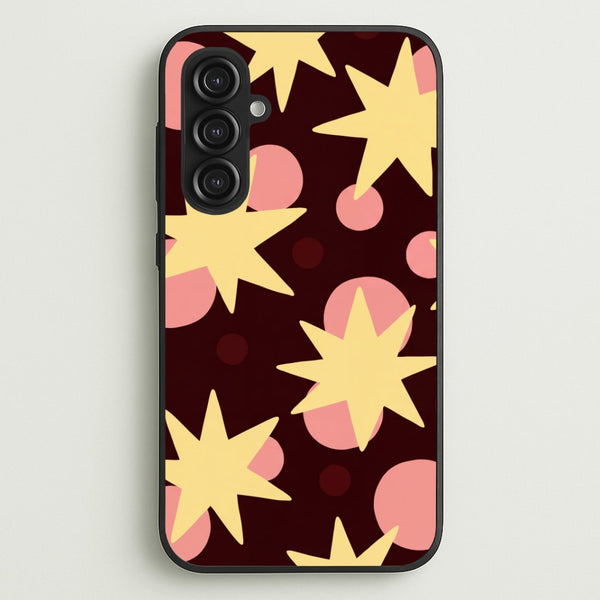 Cherry Stars And Spots Phone Case - Galaxy S23FE / Standard