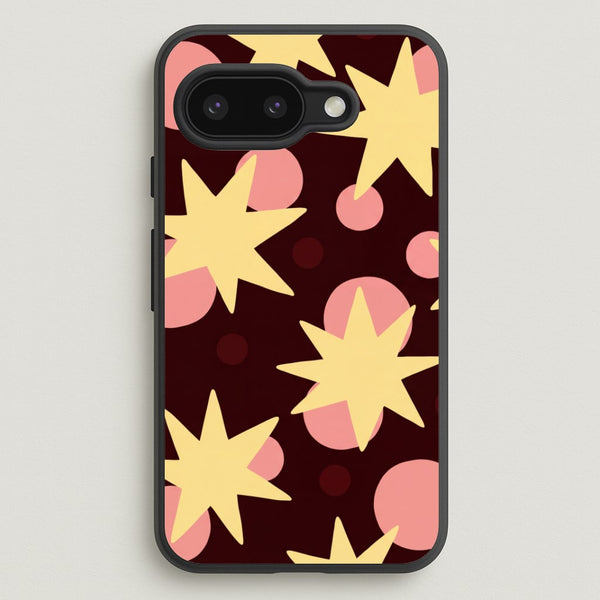 Cherry Stars And Spots Phone Case - Google Pixel 9a / Standard