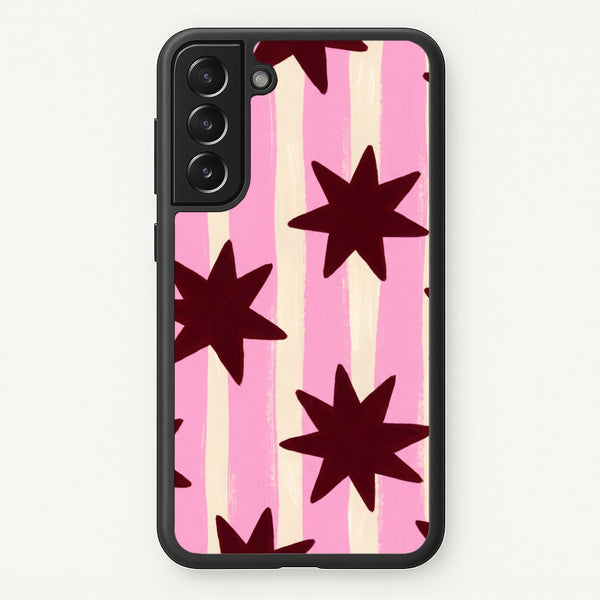 Painted Stripes And Stars Phone Case - Galaxy S21 / Standard