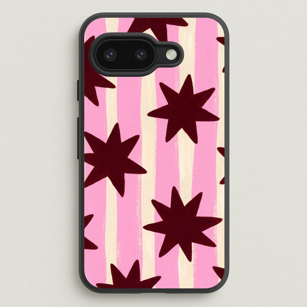 Painted Stripes And Stars Phone Case - Google Pixel 9a / Standard