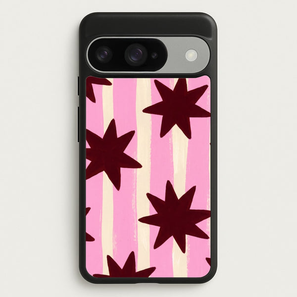 Painted Stripes And Stars Phone Case - Google Pixel 10 / 10 Pro / Standard