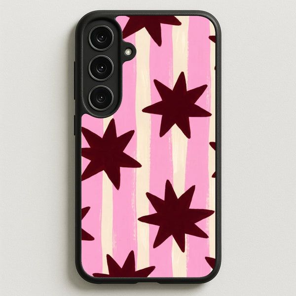 Painted Stripes And Stars Phone Case - Galaxy S25FE / Standard