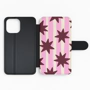Painted Stripes And Stars Flip / Wallet Phone Case 2