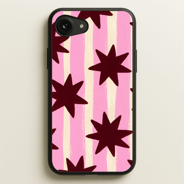 Painted Stripes And Stars Phone Case - iPhone 17e / Standard