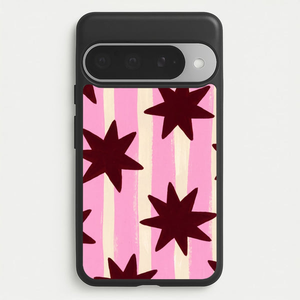 Painted Stripes And Stars Phone Case - Google Pixel 10 Pro XL / Standard
