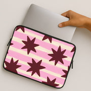 Painted Stripes And Stars Laptop Sleeve 2